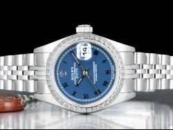 Rolex Date Lady 26 Blu Jubilee Blue Jeans Roman Dial - Rolex Guarante 69240 